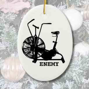 Décoration En Céramique Humour de gym Noir Blanc Drôle Entraînement