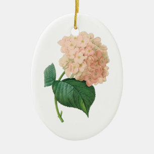 Décoration En Céramique Hydrangea Rose Vintage Hortensia par Redoute