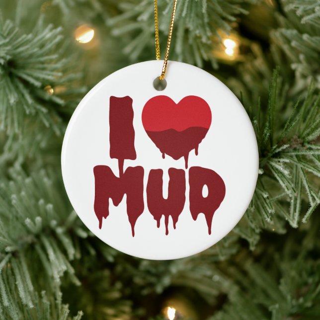 Décoration En Céramique I Coeur (Amour) Boue (Arbre)