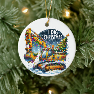 Décoration En Céramique I Creg Christmas Construction