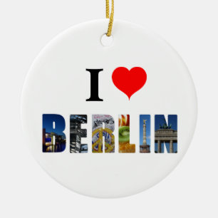 Décoration En Céramique I Love Berlin Allemagne City Voyage Photo