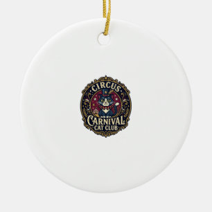Décoration En Céramique Idée cadeau pour papa chat de fête foraine - Voitu