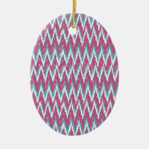 Décoration En Céramique ikat zigzag, effet12.ai