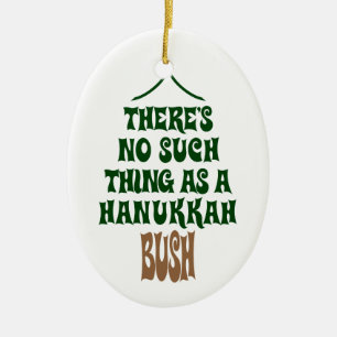 Décoration En Céramique Il n'y a aucun Hanoukka Bush