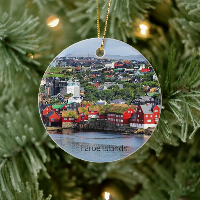 Décoration En Céramique Îles Féroé (Torshavn) (Arbre)