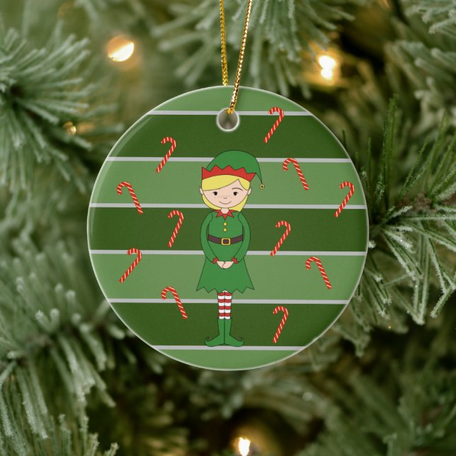 Décoration En Céramique illusima Elf Fille Noël spécial (Arbre)