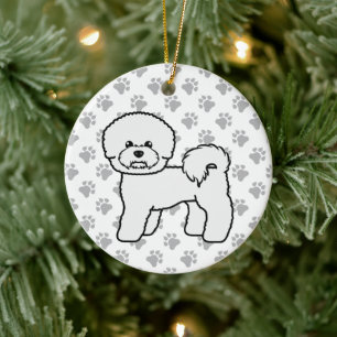 Décoration En Céramique Illustration de chien de dessin animé mignon Bicho