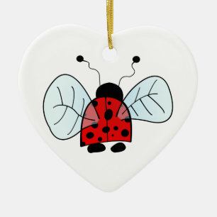 Décoration En Céramique Illustration de coccinelle mignonne