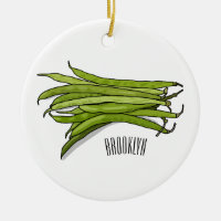 Illustration de haricots verts