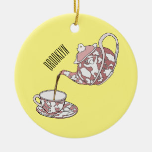Décoration En Céramique Illustration de la série Teacup