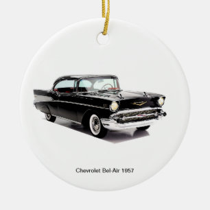 Décoration En Céramique Image de voiture classique pour Circle Ornament