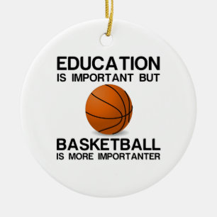 DÉCORATION EN CÉRAMIQUE IMPORTATEUR DE BASKET-BALL D'ÉDUCATION D'IMPORTANC