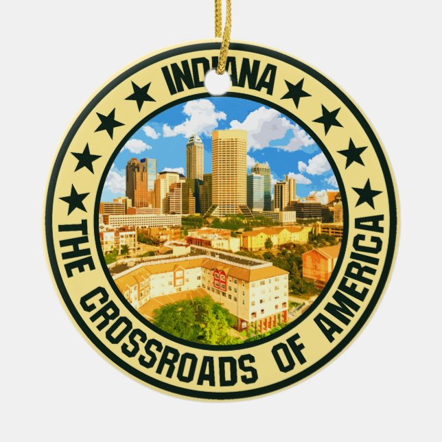 Décoration En Céramique Indiana (Devant)