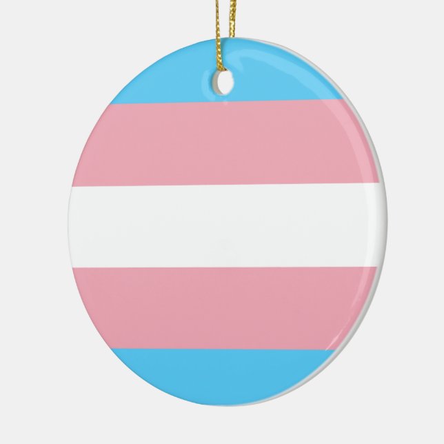 Décoration En Céramique Indicateur de la fierté transgenre (Gauche)