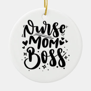 Décoration En Céramique Infirmière Cadeau Infirmière Maman Chef