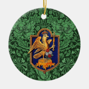 Décoration En Céramique Insigne de Falcon royal de la reine Anne Boleyn