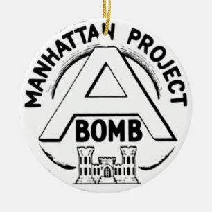 Décoration En Céramique Insigne du projet Manhattan