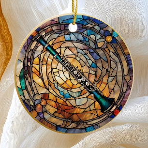 Décoration En Céramique Instrument de musique Clarinet