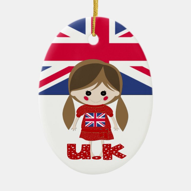 Décoration En Céramique International - British Girl - SRF (Devant)