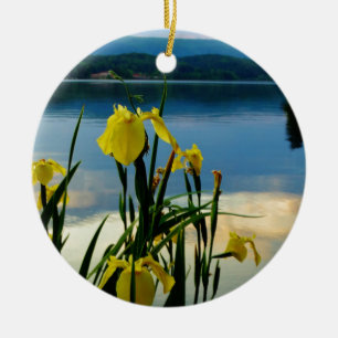 Décoration En Céramique Iris jaune à Lake Shore