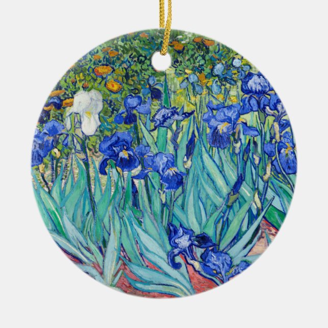 Décoration En Céramique Iris Vincent van Gogh     (Devant)