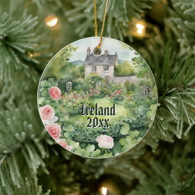 Décoration En Céramique Irish House (Arbre)
