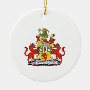 Décoration En Céramique Irlande County Antrim Ceramic Christmas Orament