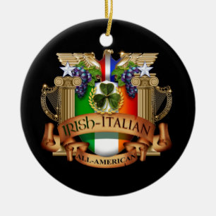 Décoration En Céramique Italien irlandais tout américain