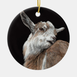 Décoration En Céramique "Itchy Kid" Goat
