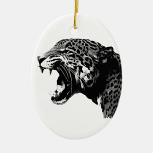 Décoration En Céramique Jaguar
