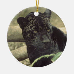 Décoration En Céramique Jaguar Black Panther Art