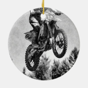 Décoration En Céramique J'Ai De L'Air ! - Motocross Racer