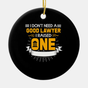 Décoration En Céramique J'Ai Élevé Un Bon Avocat