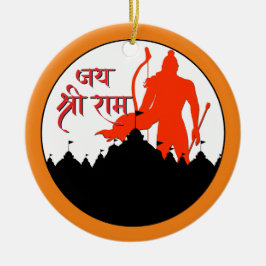 Décoration En Céramique Jai Shree Ram Pran Pratishtha