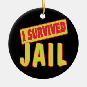 DÉCORATION EN CÉRAMIQUE J'AI SURVÉCU À LA PRISON