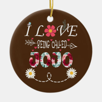 Décoration En Céramique j'aime être Jojo j'aime être appelé Jojo