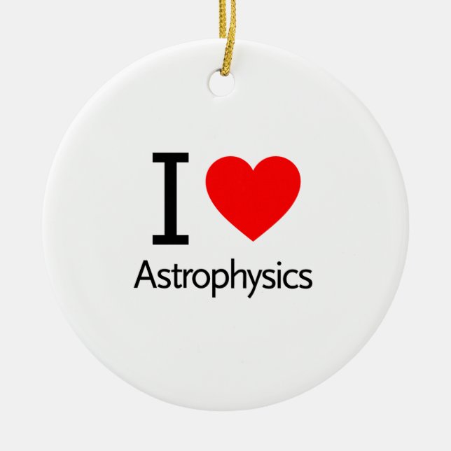 Décoration En Céramique J'aime l'astrophysique (Devant)
