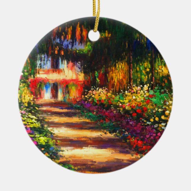 Décoration En Céramique Jardin du Monet à Giverny (Devant)