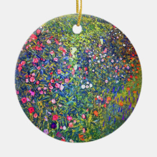 Décoration En Céramique Jardin italien Gustav Klimt
