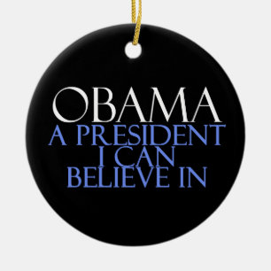 Décoration En Céramique Je Crois En Obama