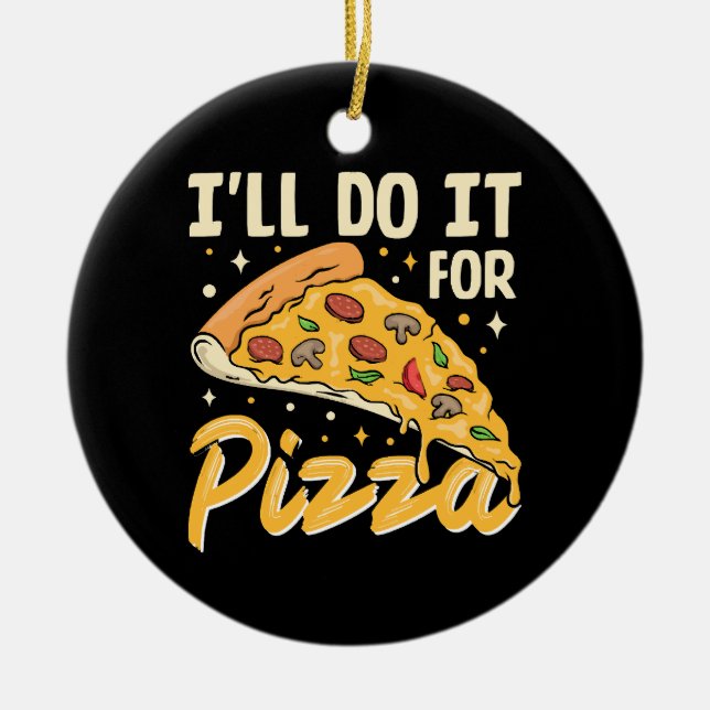 Décoration En Céramique Je le ferai pour pizza (Devant)