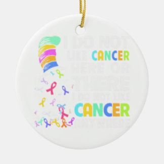 Décoration En Céramique Je N'Aime Pas Le Cancer