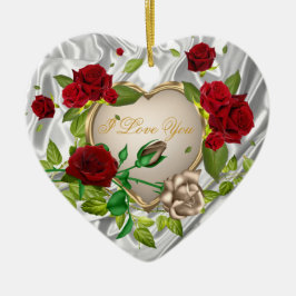 Décoration En Céramique Je T'Aime Ornament