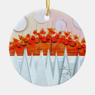 Décoration En Céramique JESSICA ANNE FRANK "WINTER" Thank You Card