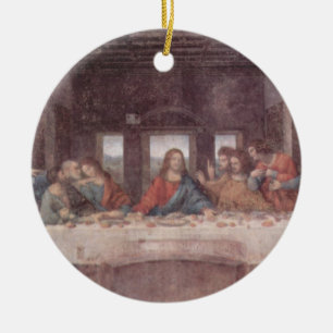 Décoration En Céramique Jésus à la Dernière Cène, Léonard de Vinci