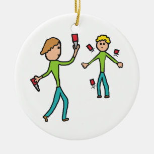 Décoration En Céramique Jeu de couteau