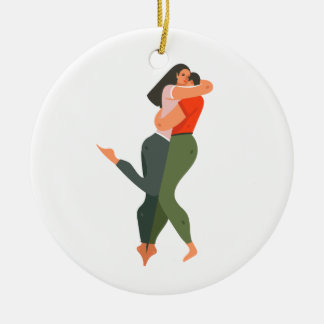 Décoration En Céramique Jeune couple amoureux