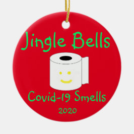 Décoration En Céramique Jingle Bells, Covid-19 Odeurs