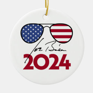 Décoration En Céramique Joe Biden Aviators 2024