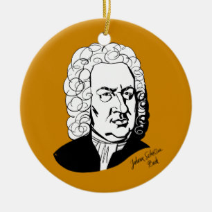 Décoration En Céramique Johann Sebastian Bach